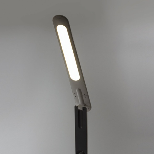 Лампа настольная светодиодная Sonnen BR-898A, на подставке, с часами 236661 фото 2